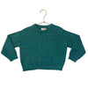 Cat & Jack Green Chenille Sweater - Size XS 4-5