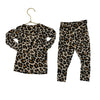 Posh Peanut Leopard Print PJ Set - Size 6-12 Mo