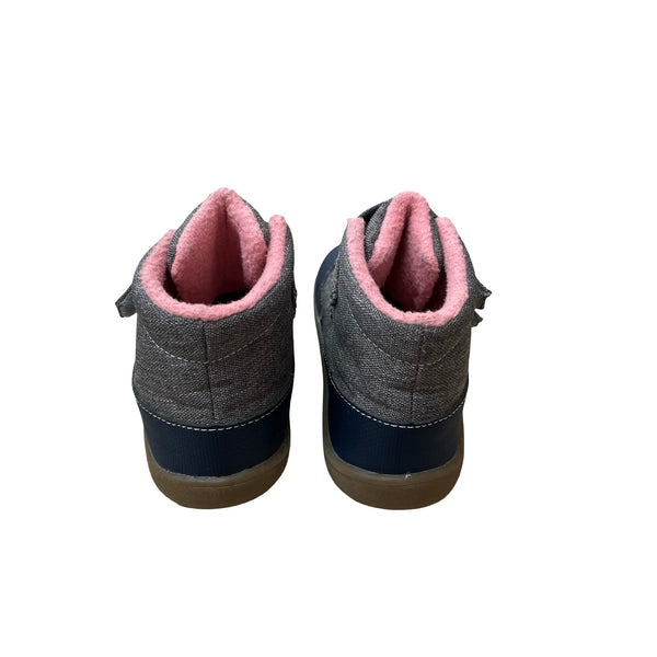 See Kai Run Gray, Navy, Pink Boots - Size 9