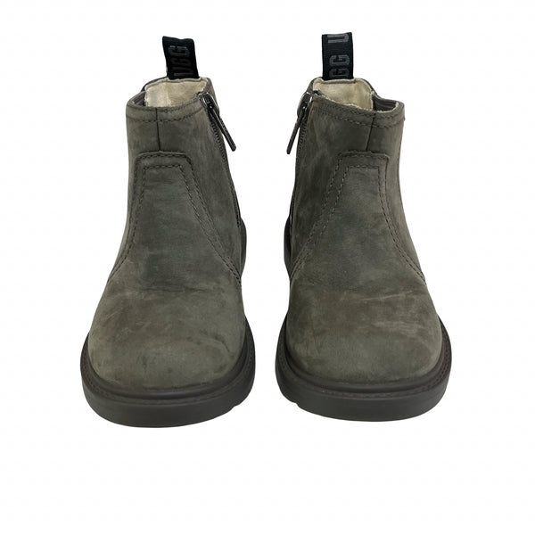 UGG Gray Suede Chelsea Ankle Boots, Minor Scuffing - Size 9