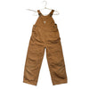 Carhartt Plaid-Flannel Lined Brown Overalls - Size 4T