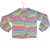 H&M Pastel Ombre Chenille V-Neck Cardigan Sweater - Size 8-10