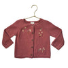 Next Pink Embroidered Cotton Cardigan Sweater - Size 12-18 Mo