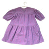 Stella McCartney Kids Embroidered Heart Lavender Corduroy Dress - Size 8Y