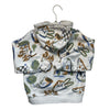 Zara Ivory Skateboard & Illustration Print Hooded Sweatshirt - Size 8-9