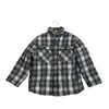 Zara Gray Plaid Flannel Shacket Jacket - Size 8-9