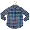Polo Ralph Lauren Blue Plaid Button Down Shirt - Size 5