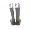 Western Chief Silver Glitter Light-Up Rain Boots - Size 7