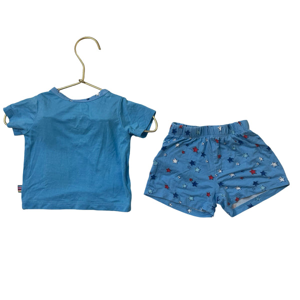 Magnetic Me Blue Star Top & Shorts Set - Size 0-3 Mo