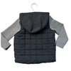 Tommy Bahama Gray Sweatshirt & Black Puffer Hooded Jacket - Size 4T