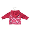 North Face Pink Tie-Dye Fleece Hooded Jacket - Size 0-3 Mo