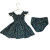 Hill House Navy Floral Dress & Bloomers - Size 2Y