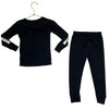 Carter's Black Skeleton Halloween PJs - Size 24 Mo