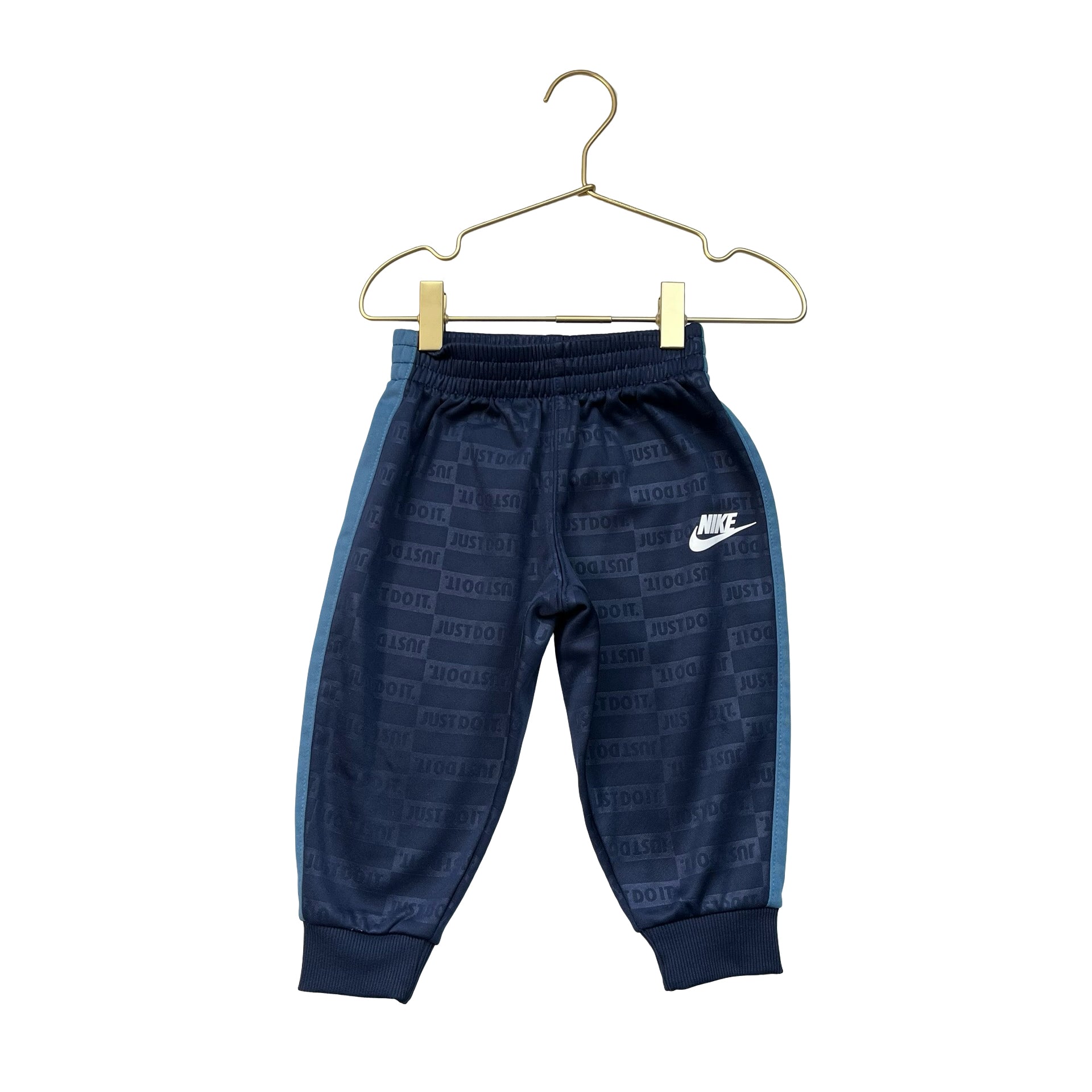 Nike Navy 'Just Do It' Pattern Athletic Joggers - Size 2T