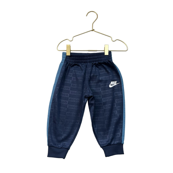 Nike Navy 'Just Do It' Pattern Athletic Joggers - Size 2T
