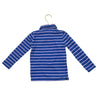 Crewcuts Blue & Lavender Striped Polo Shirt - Size XXS 2-3