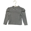 Baby Gap Ivory & Black Striped Mock-Neck Top - Size 2