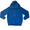 Lacoste Blue Zip-Up Hooded Sweatshirt - Size 8