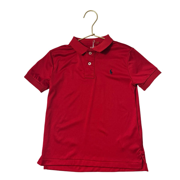Polo Ralph Lauren Performance Red Polo Shirt - Size 5