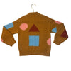 Misha & Puff 'Marigold Boucle Basic Square' 100% Alpaca Sweater w Tags - 6-7Y