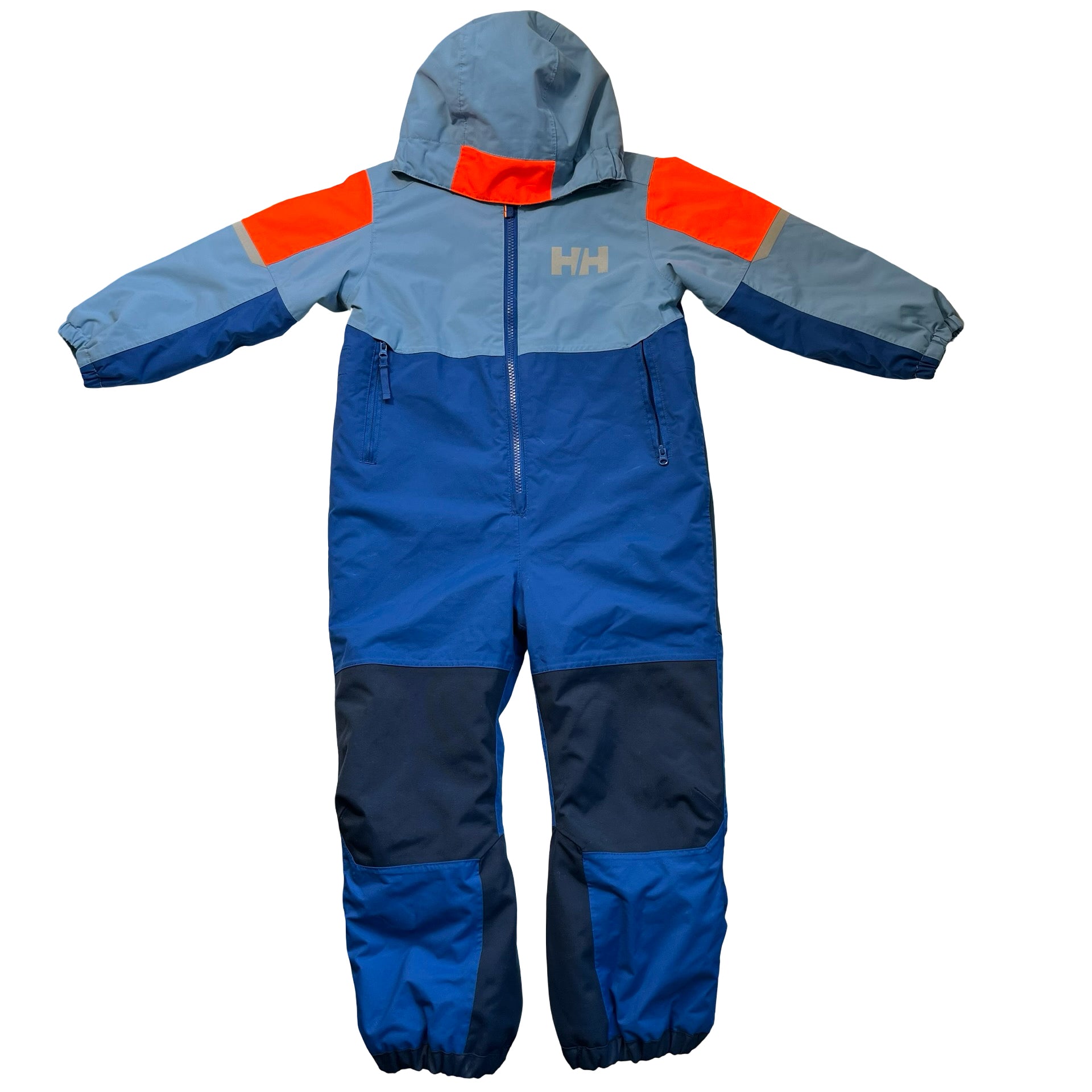 Helly Hansen Blue, Navy, Neon Orange Snow Suit - Size 5