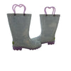 Western Chief Silver Glitter Light-Up Rain Boots - Size 7