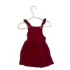 Carter's Red Cotton Knit Overall Dress - Size 18 Mo