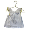 Jacadi White & Yellow Trim 'Citronmade' Tank - Size 3A