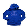 Champion Blue Logo Hooded Sweatshirt - Size 6