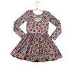 Pixie Lane Tan Leopard & Symbol Print Dress - Size 5
