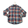 Cat & Jack Multi-Color Plaid Flannel Button Down Shirt - Size M 8-10