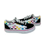 Vans Black & Rainbow Check Sneakers - Size 10.5