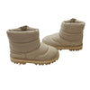 Zara Ivory Faux Leather Puffer Boots - Size 25 (9)