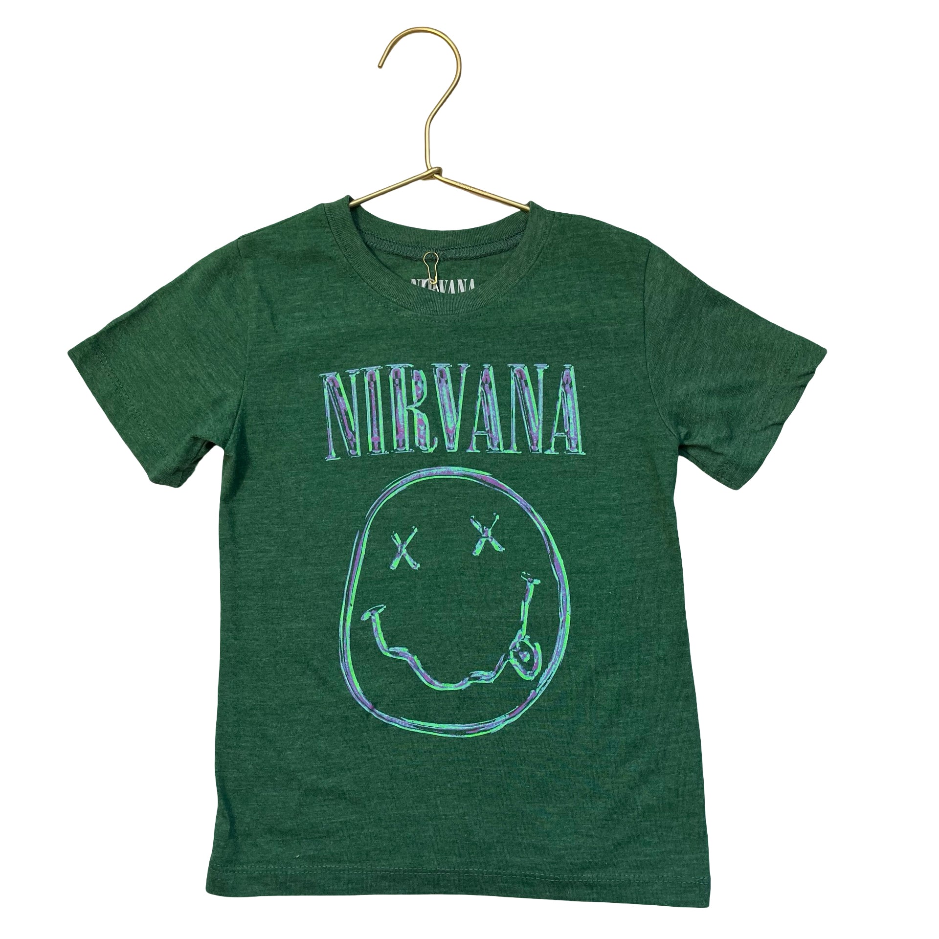Nirvana Green Band T-Shirt - Size 4T