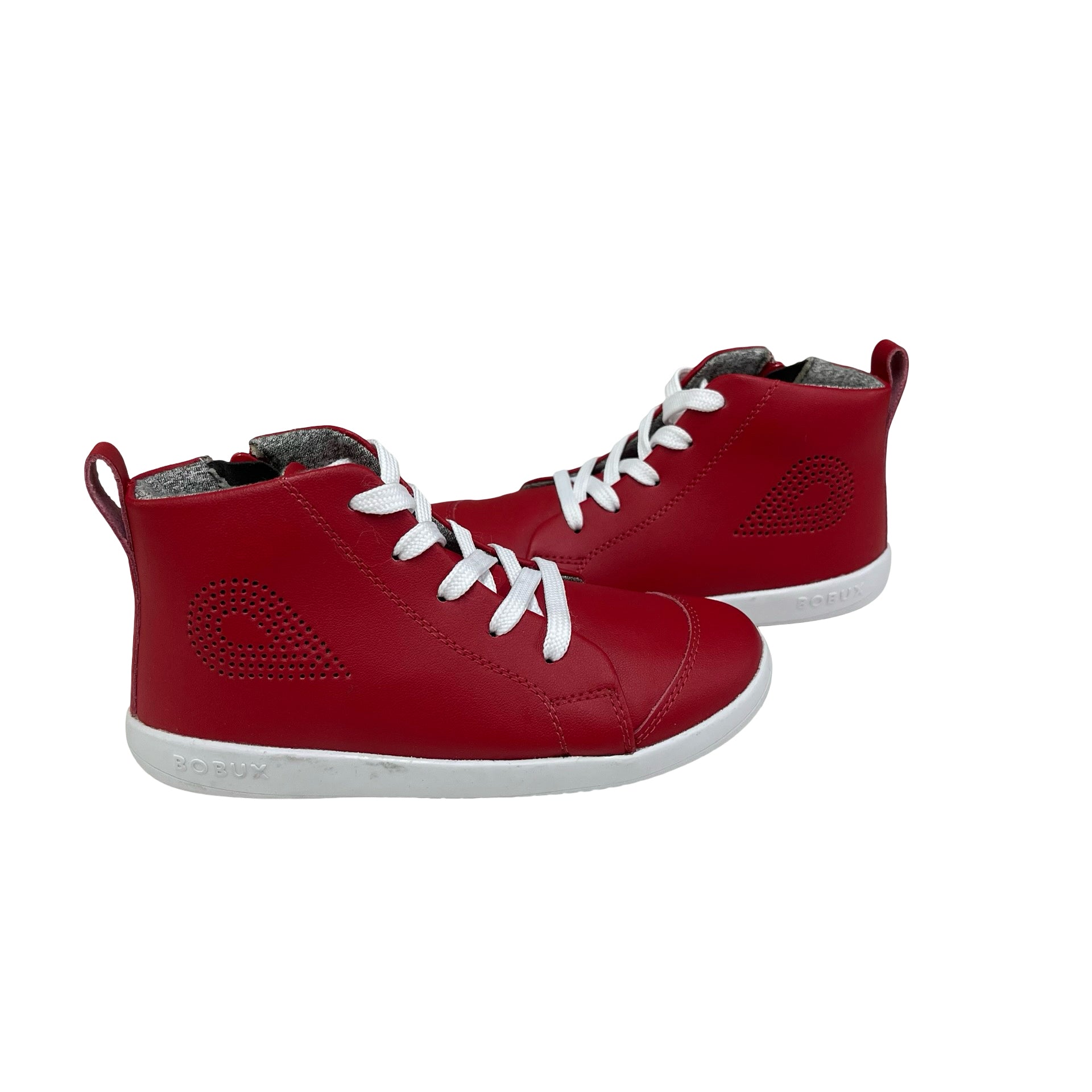 Bobux 'Alley-Oop' Red Sneakers New in Box - Size- 27 (10)