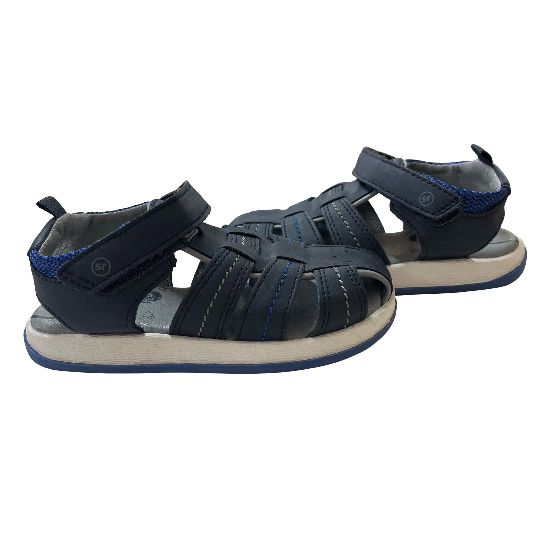 Stride Rite 'Paddy' Navy Closed-Toe Sandals - Size 8M