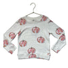 Brokedown Ivory Pumpkin Print Lightweight Sweatshirt - Size 5