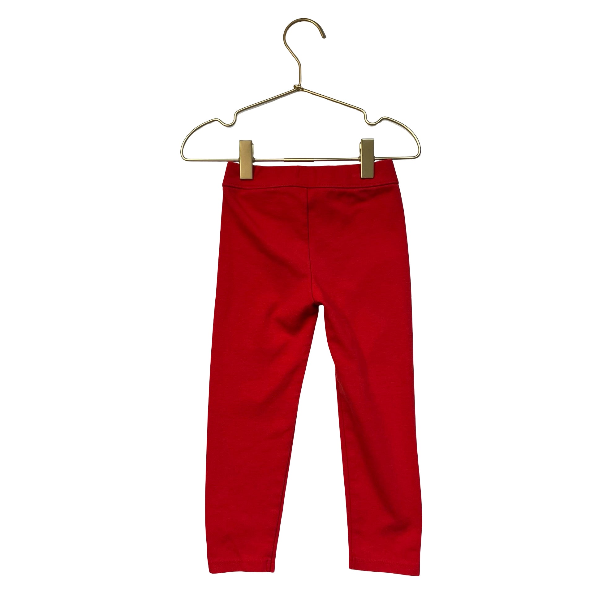 Janie and Jack Red Leggings - Size 3