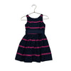 Polo Ralph Lauren Navy & Pink Striped Belted Dress - Size 3