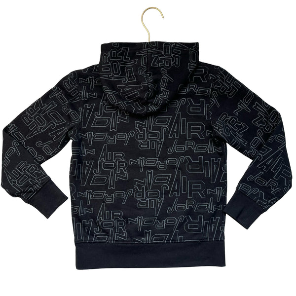 Nike Jordan Black Hooded Sweatshirt - Size S 8-10