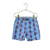 Rugged Butts Light Blue Lobster Print Swim Shorts - Size 4T