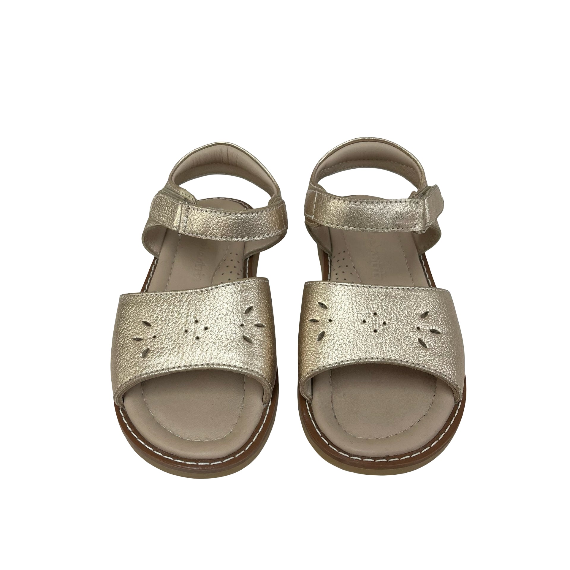 Elephantito Gold Sandals - Size 10