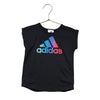 Adidas Black Logo Tee - Size 3T