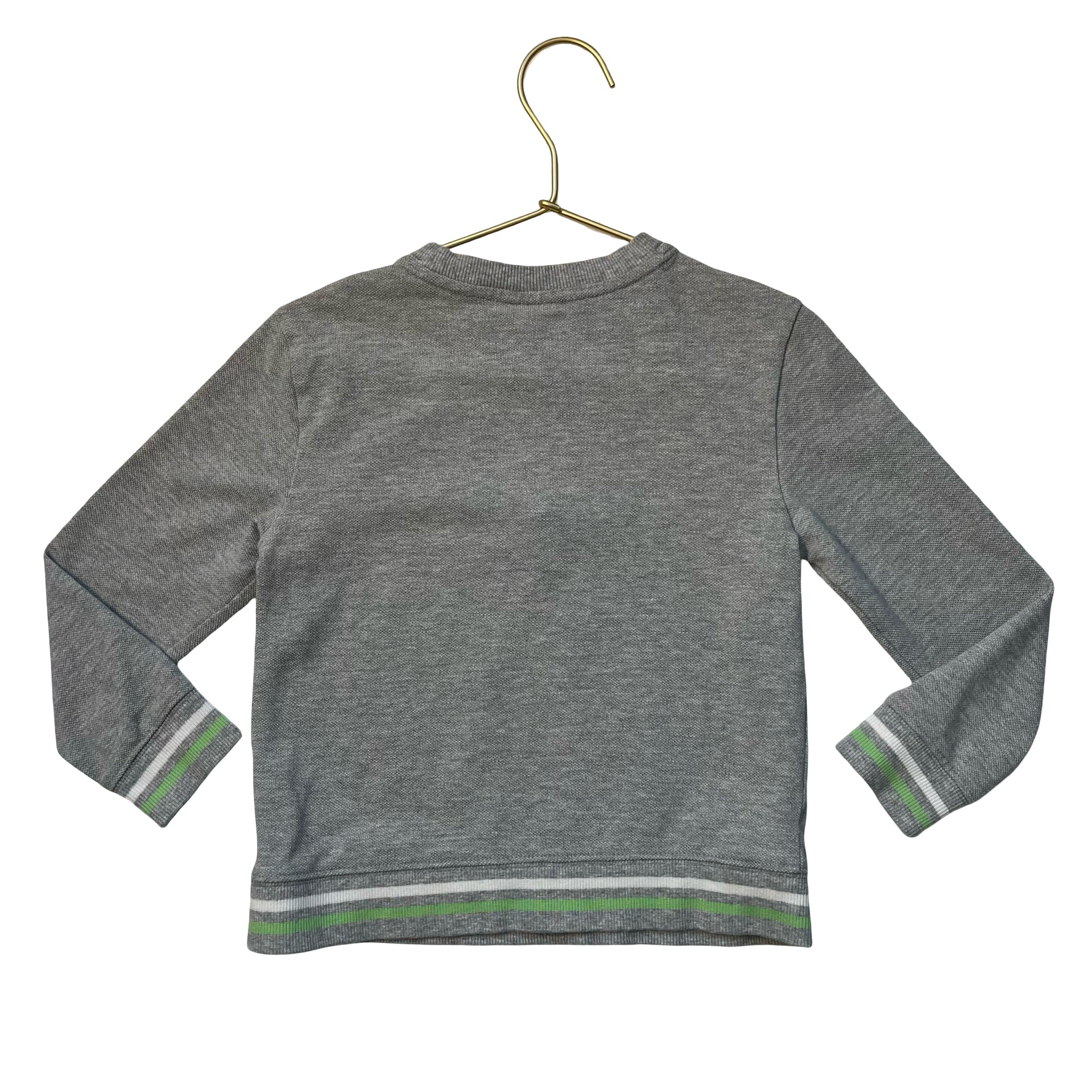 Janie and Jack Gray Pique Ski Patch Shirt - Size 4