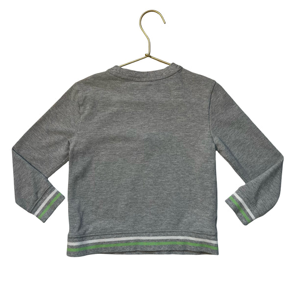 Janie and Jack Gray Pique Ski Patch Shirt - Size 4
