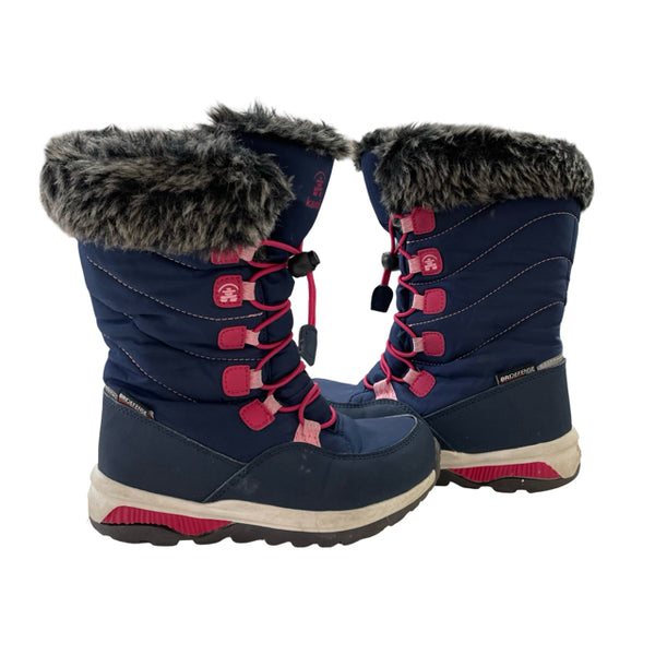 Kamik Navy & Pink Winter Boots - Size 12