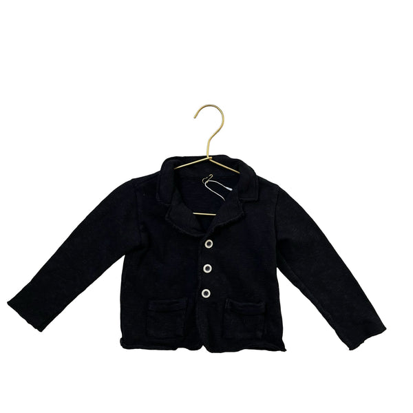 1 + in the family Black Textured Blazer - Size 12 - 18 Mo Estimated - Bounce Mkt