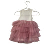 Angel Dear Ivory Embroidered Ballet Slipper & Pink Tulle Dress - Size 12-18 Mo