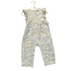 City Mouse Ivory Flower Print Jumpsuit - Size 18-24 Mo