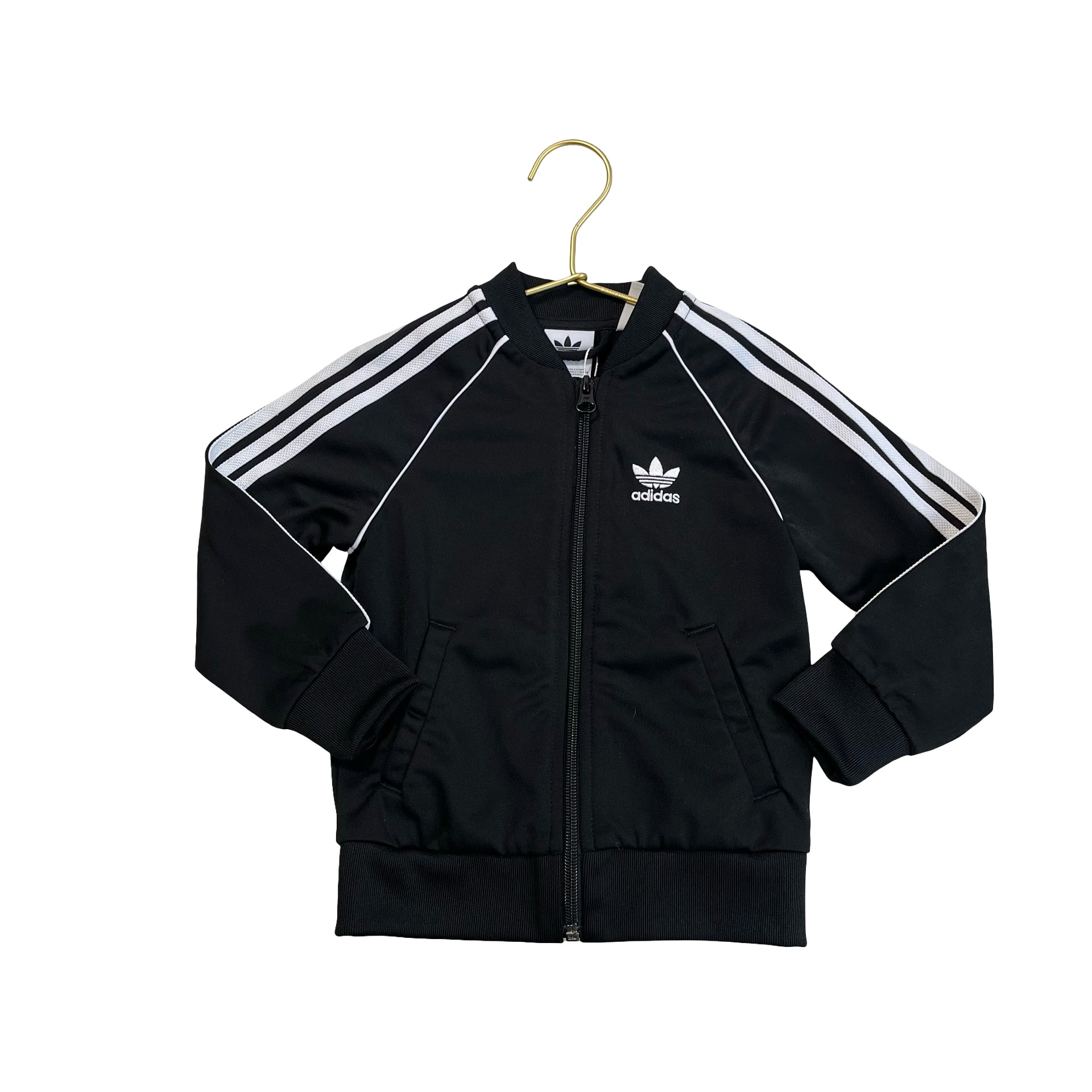 Adidas Black Athletic Track Jacket - Size 2T
